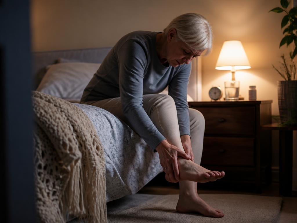 Your feet get loud at night